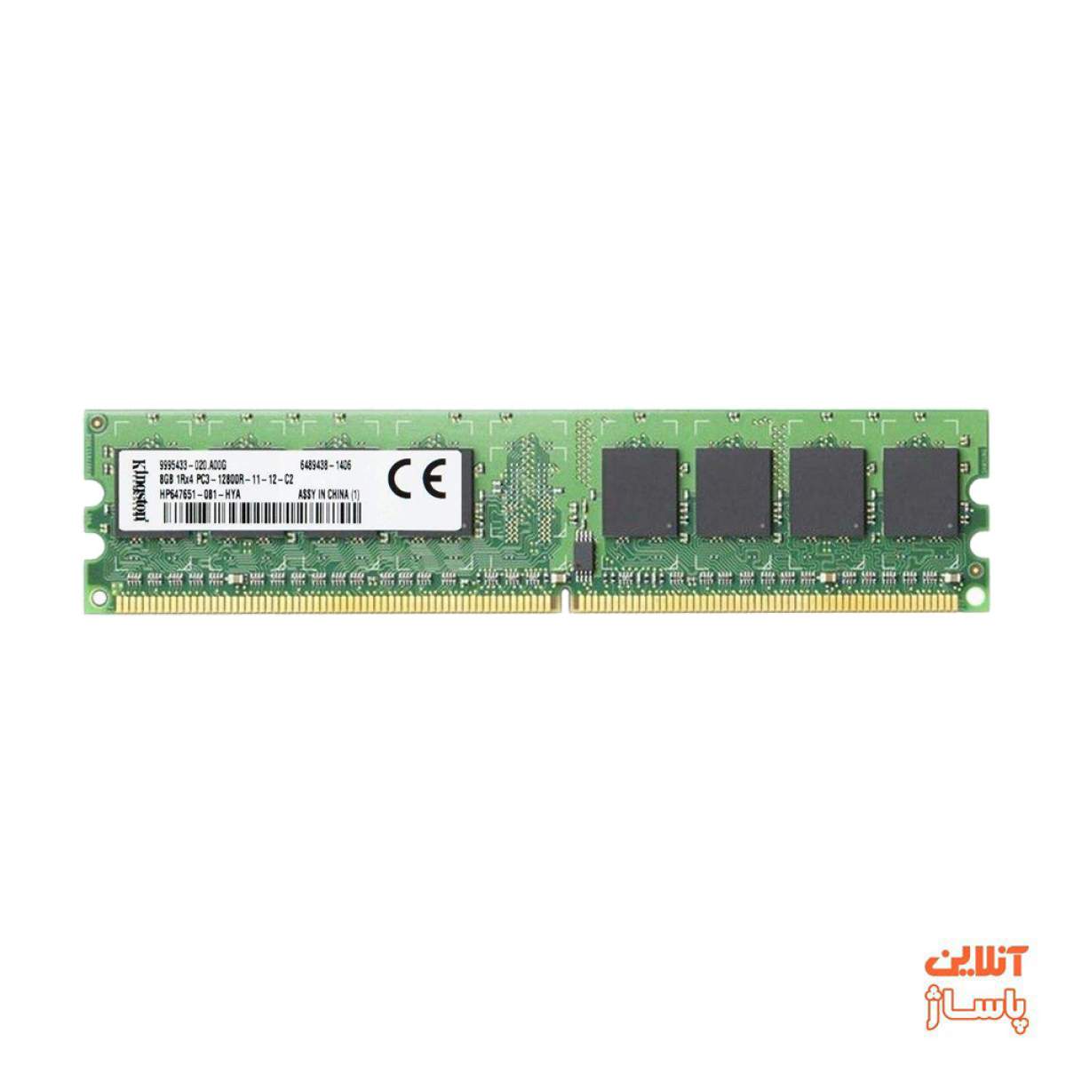  رم دسکتاپ DDR3 تک کاناله 1600 مگاهرتز CL11 گینکستون ظرفیت 8 گیگابایت