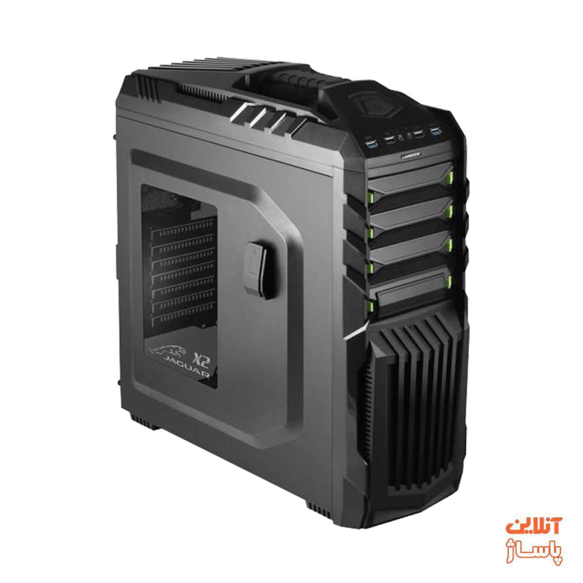  کیس کامپیوتر گرین مدل X2 Jaguar Version 2
